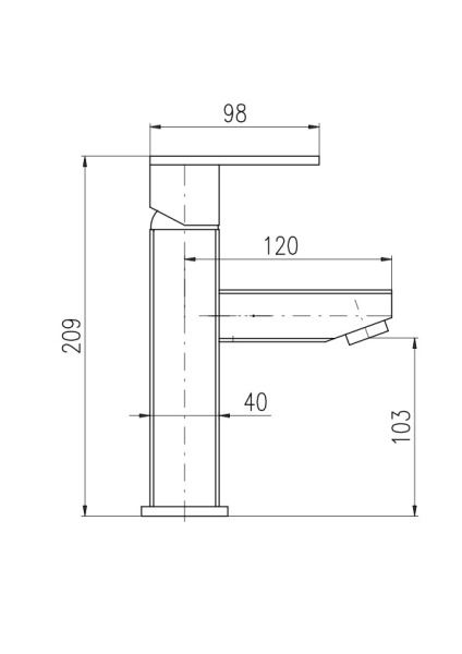 Смеситель для раковины Rav Slezak Royal ROYAL1029.5Z