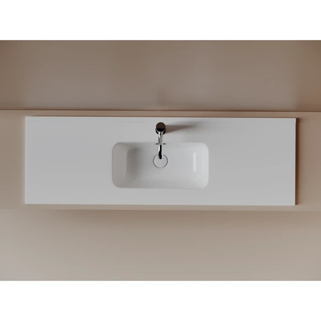 Раковина встраиваемая сверху (121х39,5) Ceramica Nova Compact CN7028