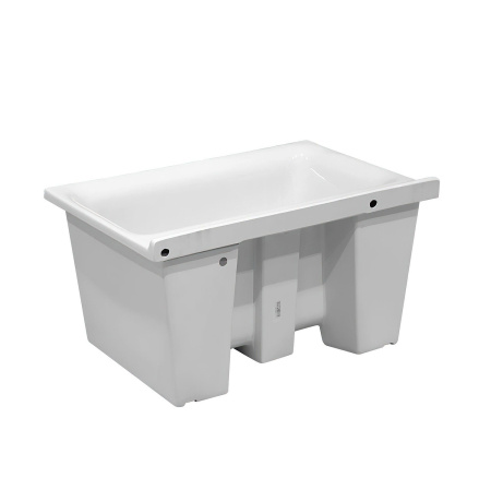 Хозяйственная раковина (75х50) Kerasan Aquadom 029301*1  белый, 1 отверстие