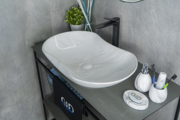 Раковина накладная (66,5х41) Gid Mnc503H012