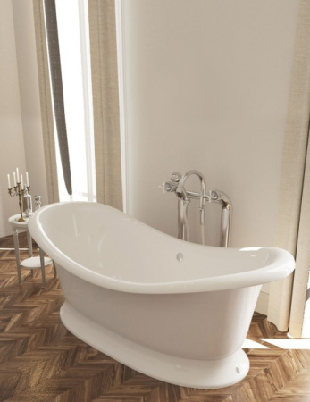 Ванна из искусственного камня на подиуме (193х88) Aqua Stone LIONA