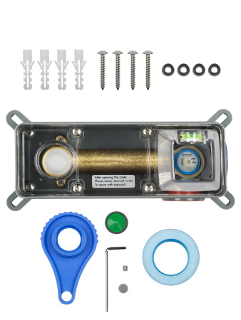 Смеситель для раковины встраиваемый WONZON & WOGHAND FRAME, черный матовый WW-88869010-MB