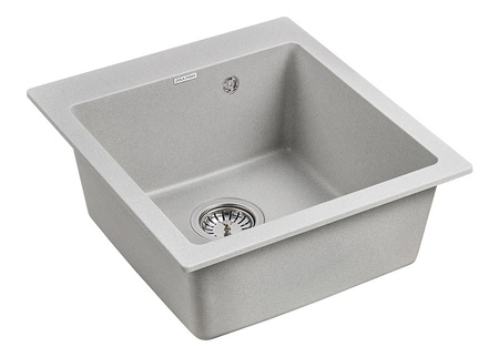 Кухонная мойка Paulmark  Kante 45 PM104651-GR серый