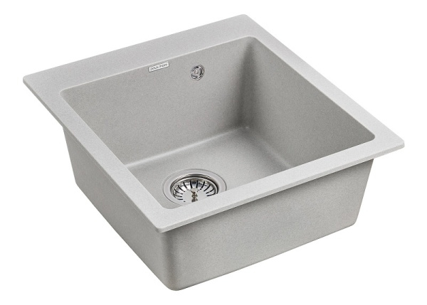 Кухонная мойка Paulmark  Kante 45 PM104651-GR серый