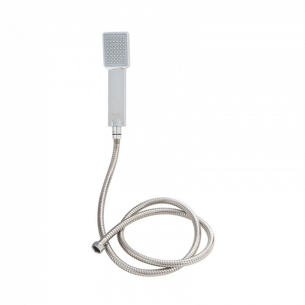 Лейка для душа 1F квадратная, ширина 64.5мм IDDIS A11012, хром