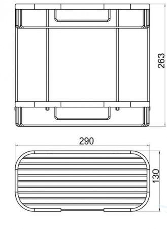 Полка для ванной Novaservis Metalia 6075.0
