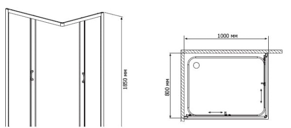 Душевой угол RGW PA-46 12084680-11