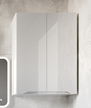 Шкаф подвесной Style Line Марелла мини 60 Люкс Plus СС-00002422 белый глянец