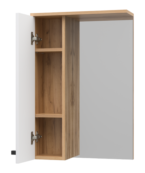 Зеркало-шкаф (50х75) Misty Крафт 50 левый П-Кра-02050-011Л