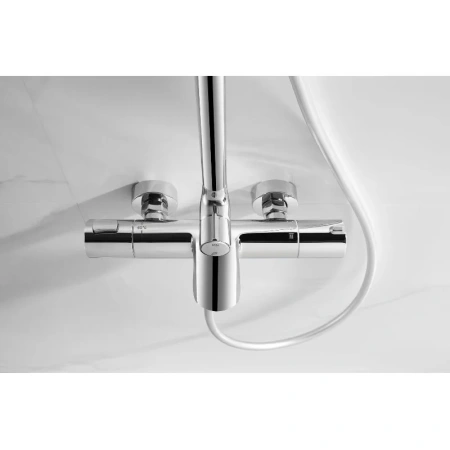 Душевая система с изливом Arrow AMG13SH857 хром