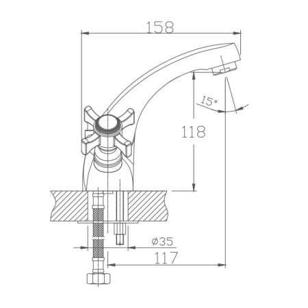 Смеситель для раковины Haiba HB1024