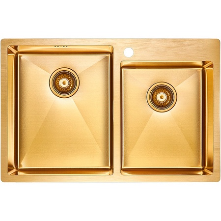 Кухонная мойка Paulmark  Helfer PM237851-BG брашированное золото
