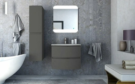 Пенал подвесной Cezares  Vague 44326 Grigio talpa opaco