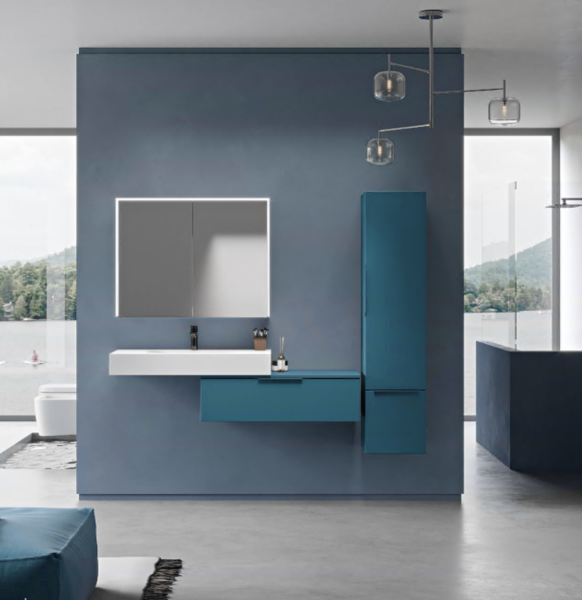 Пенал подвесной Cezares   Premium 55503 Blu petrolio