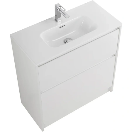Тумба под раковину BelBagno Kraft 80 KRAFT39-800/390-2C-PIA-BO Bianco Opaco