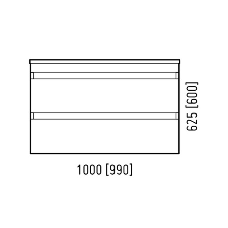 Тумба подвесная Corozo Алабама 100 SD-00000568
