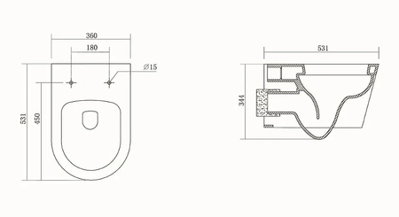 Комплект унитаз с инсталляцией Set AQUATEK БЕТТА Easy Fix