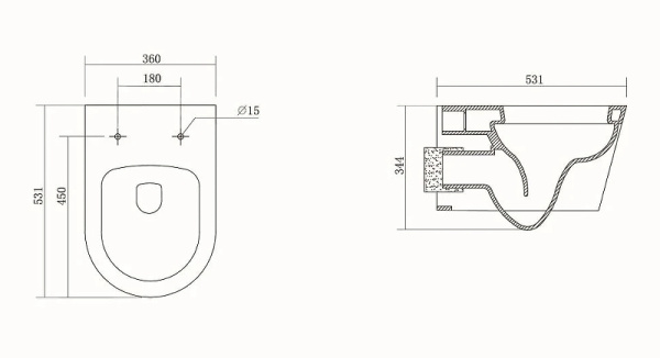 Комплект унитаз с инсталляцией Aquatek Standard Set AQUATEK БЕТТА