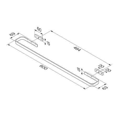 Полотенцедержатель AM.PM Func A8F346422