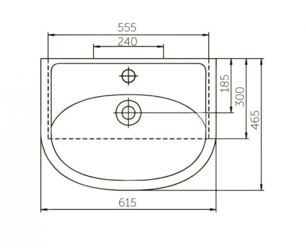 Раковина Bellezza Уют-60 4620008192772