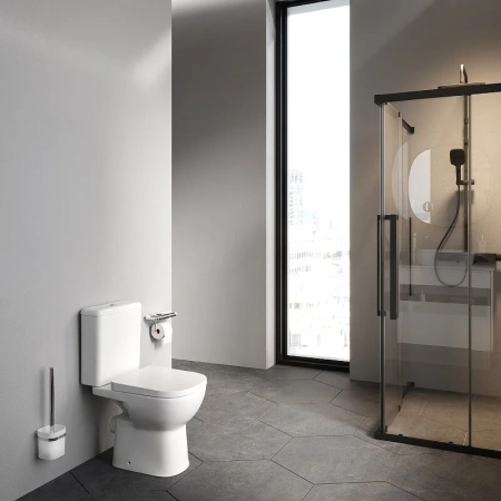 Унитаз напольный безободковый Am.Pm Func C85C8601SC, с сиденьем микролифт