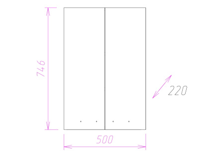 Шкаф подвесной Onika Кредо 50 305001