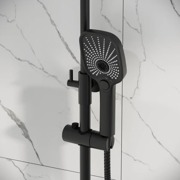 Душевая система Grossman Pragma 500.K35.03.210 черный матовый