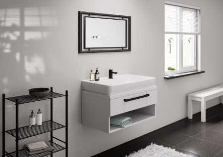 Кран для холодной воды без донного клапана Hansgrohe Vernis Shape 71592670 черный матовый