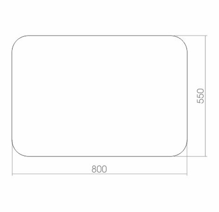 Зеркало (80х55) Silver Mirrors  Шампань ФР-00000952