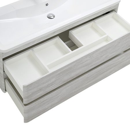 База под раковину BelBagno 120 ALBANO-1200-2C-SO-RVB подвесная Rovere Vintage Bianco