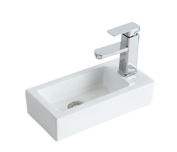 Раковина подвесная (37х18,5) Orange  B05-365W белый глянец