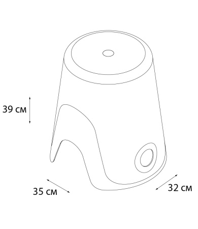 Корзина для белья FIXSEN Wendy 2в1 фиолетовая FX-7073-49