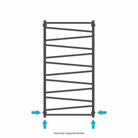 Полотенцесушитель Водяной Сунержа Сирокко (120х60) Золото 03-0253-1260