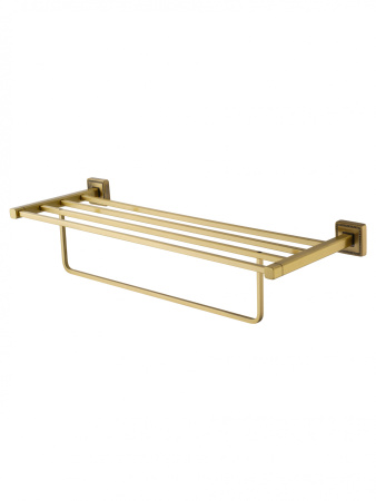 Полотенцедержатель с полкой WONZON & WOGHAND ROMA, бронза WW-7281