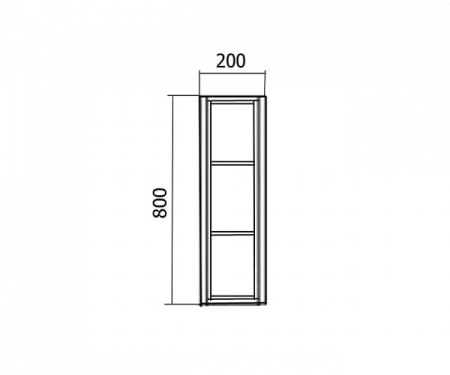 Полка для зеркала Акватон Брук 1A200903BCDF0