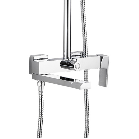 Душевая система с изливом Belz B24613, хром