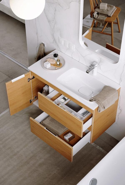 Тумба под раковину Aqwella Accent ACC0109RDZ коричневый