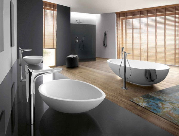 Смеситель напольный для ванны Kludi Ambienta 535900575