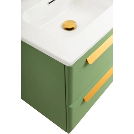 Тумба под раковину Cezares ECO-CER-N-1200-4C-SO-2-PS-P фисташковый матовый без ручек
