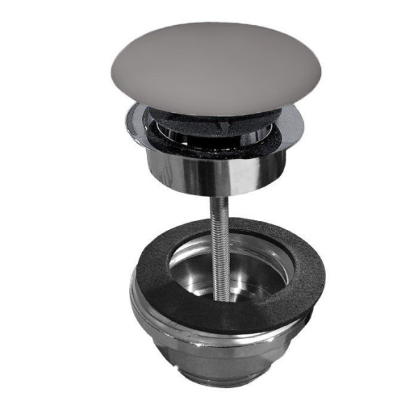 Донный клапан для раковины Kerasan 923389 серый матовый