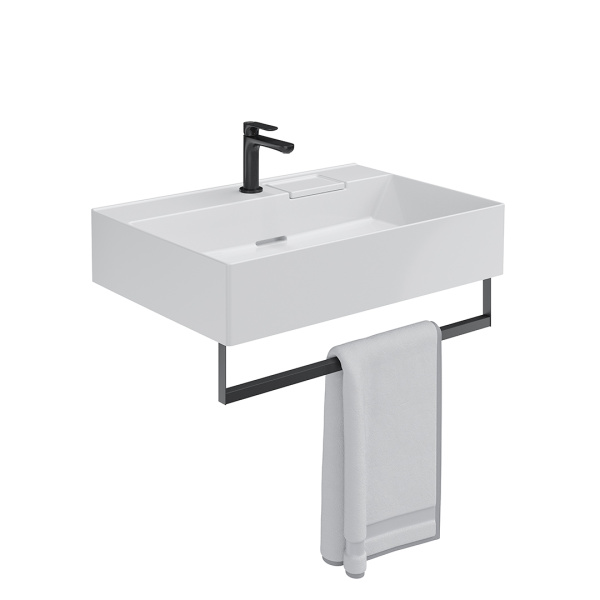 Держатель для полотенец к раковинам Kerama Marazzi Logica 70 LO.trl.70\BLK.M Держатель для полотенец к раковинам Kerama Marazzi Logica 70 LO.trl.70\BLK.M