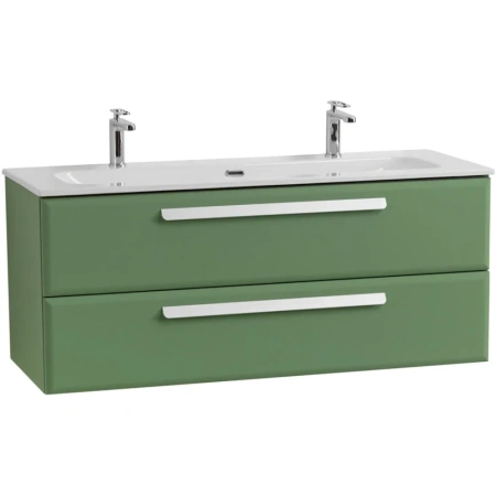 Тумба под раковину Cezares ECO-CER-N-1200-2C-SO-PS-P Фисташковый софт без ручек
