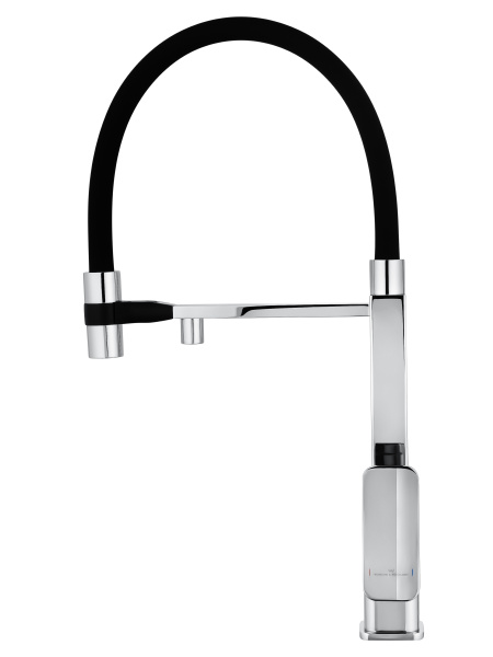 Смеситель для кухни с гибким изливом и подключением фильтра WONZON & WOGHAND, хром WW-88458012-CR Смеситель для кухни с гибким изливом и подключением фильтра WONZON & WOGHAND, хром WW-88458012-CR