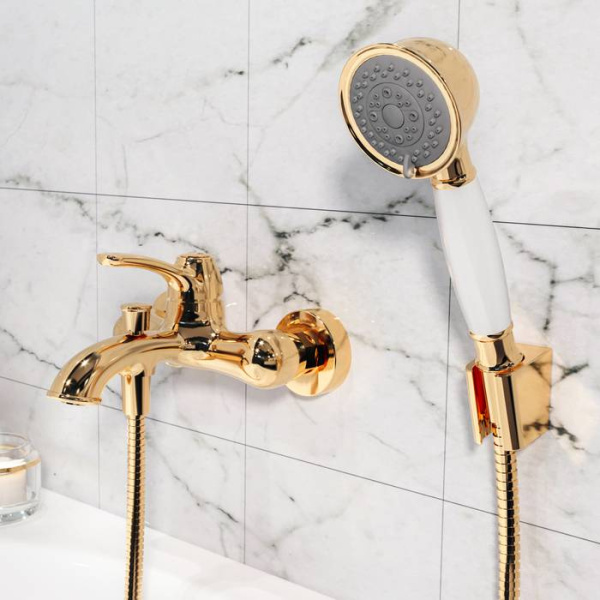 Смеситель для ванны IDDIS Oldie желтое золото (OLDYG00i02)