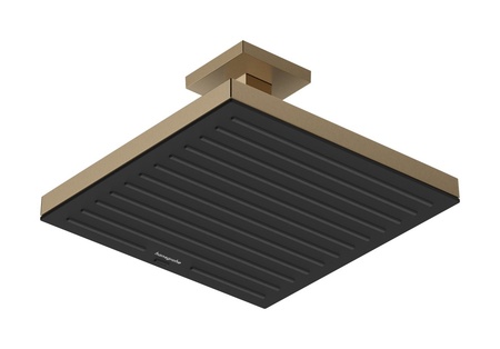 Кронштейн для верхнего душа 100 мм Hansgrohe Pulsify E 24338140 шлифованная бронза