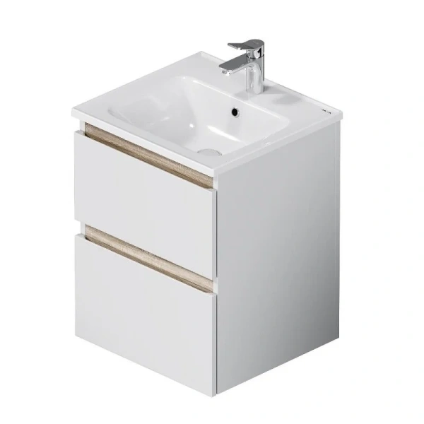 Тумба без раковины 50 см Am.Pm Sense M85AFHX0502WG белый глянец