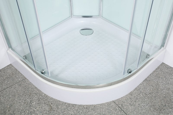 Душевая кабина (90х90) BelBagno UNO-CAB-R-2-90-C-Cr