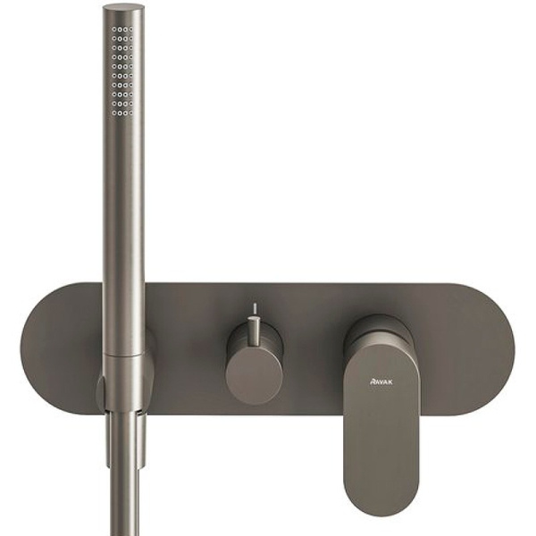 Смеситель для душа Ravak Eleganta EL 068.20GB.O3+S X070333 графит Смеситель для душа Ravak Eleganta EL 068.20GB.O3+S X070333 графит