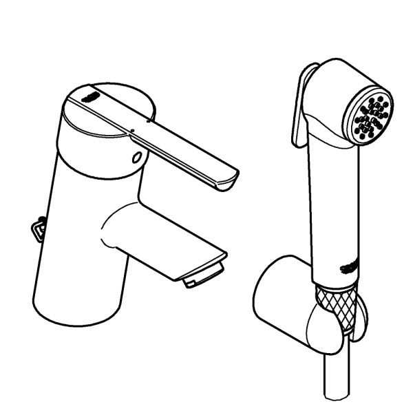 Смеситель для раковины Grohe Feel HYG 23954 000 (23954000)