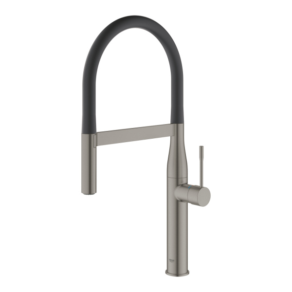 Смеситель для кухни с гибким изливом Grohe Essence New 30294 AL0 (30294AL0) темный графит матовый
